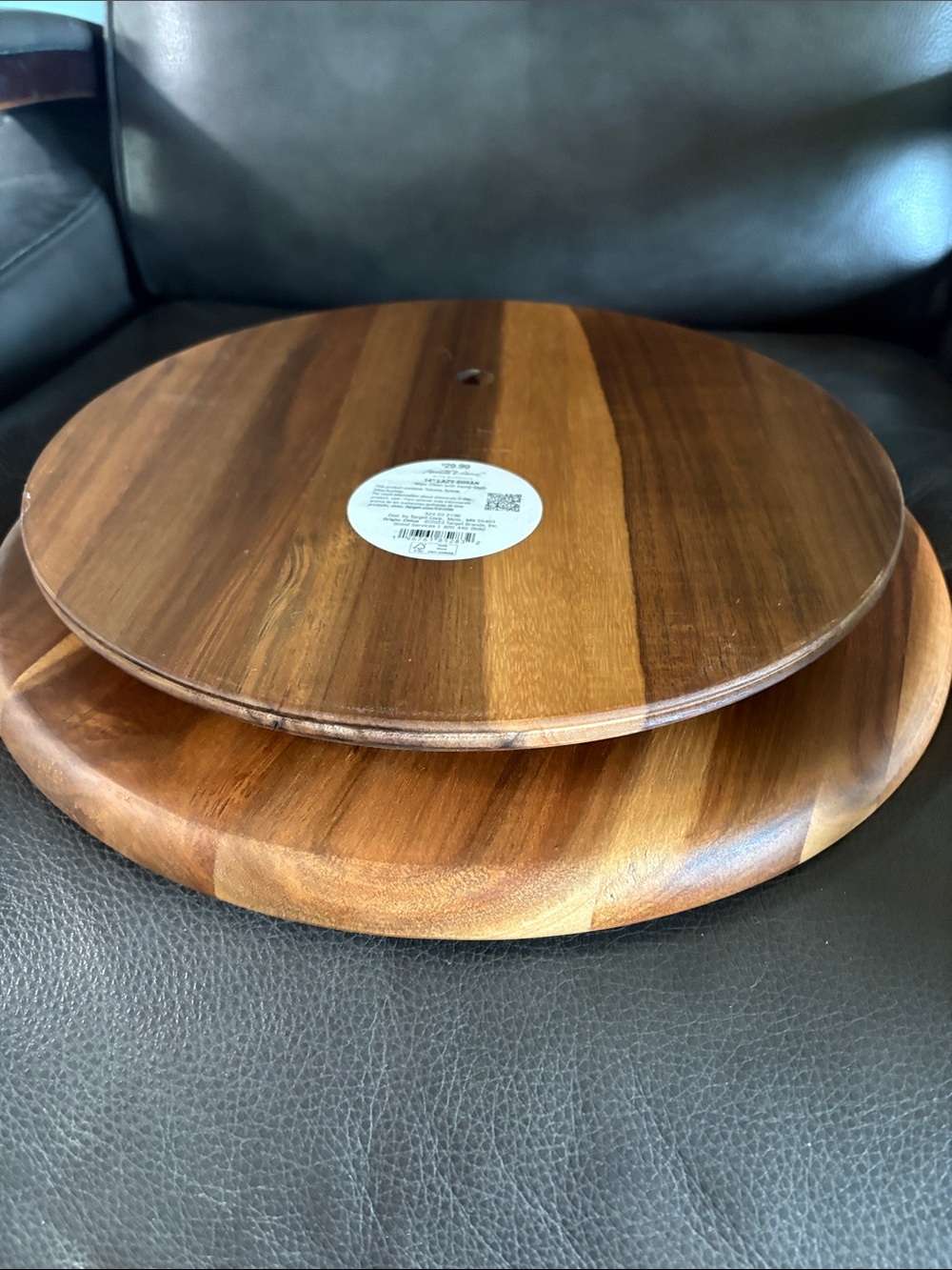 Hearth & Hand Wood Serving Platter in Brown - Picture 3 of 5